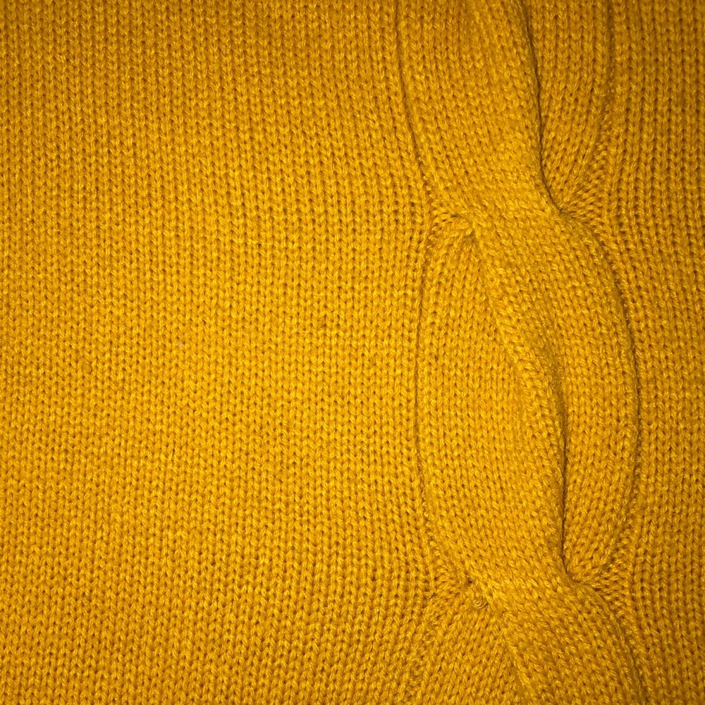 Ruby Rose Mustard Knit Turtleneck Sweater - Picture 3 of 5